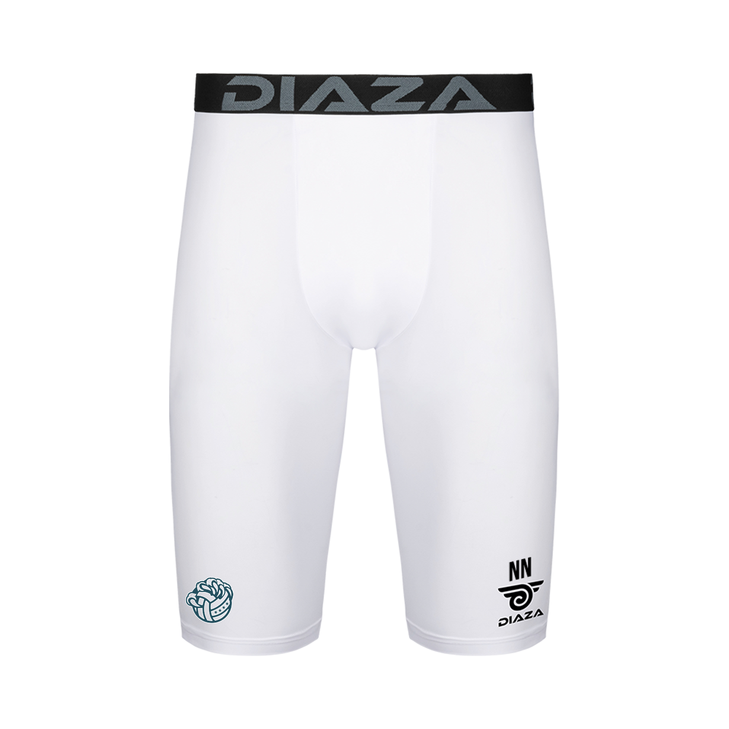 Chicago Prowl Compression Shorts for Men - Breathable White Workout Shorts for Running, Gym & Sports - High-Performance Athletic Compression Gear