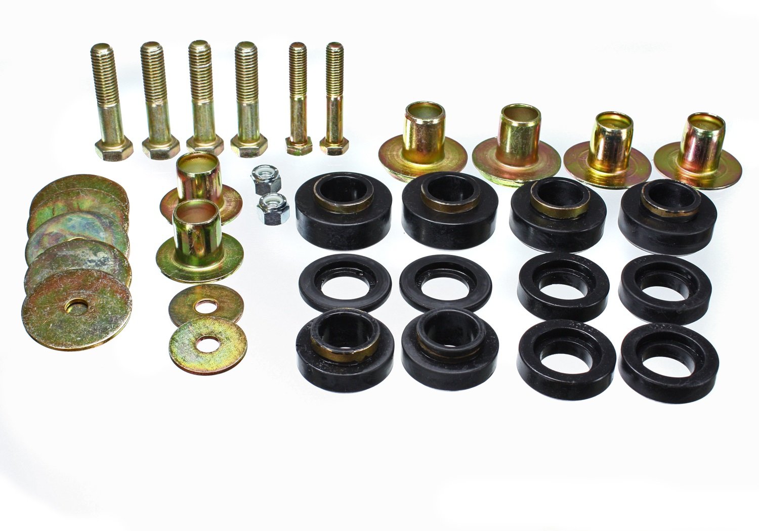 Energy Suspension 3.4144G Body Mount Set - Replacement Kit for Pontiac Firebird (1970-1981) - Durable Polyurethane Bushings - Improves Ride & Handling - Perfect for Restoration & Performance Upgrades