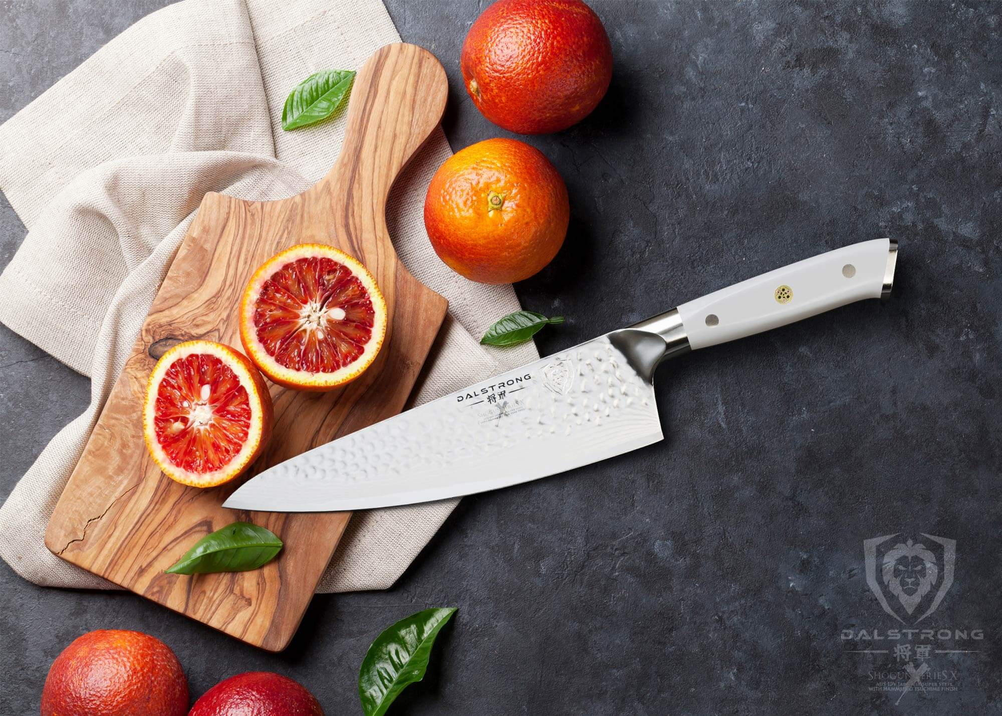 Premium 8-Inch Chef's Knife - Shogun Series X with Colored ABS Handle by Dalstrong | Professional Kitchen Knife for Slicing, Dicing & Chopping | Perfect for Home Cooks & Professional Chefs