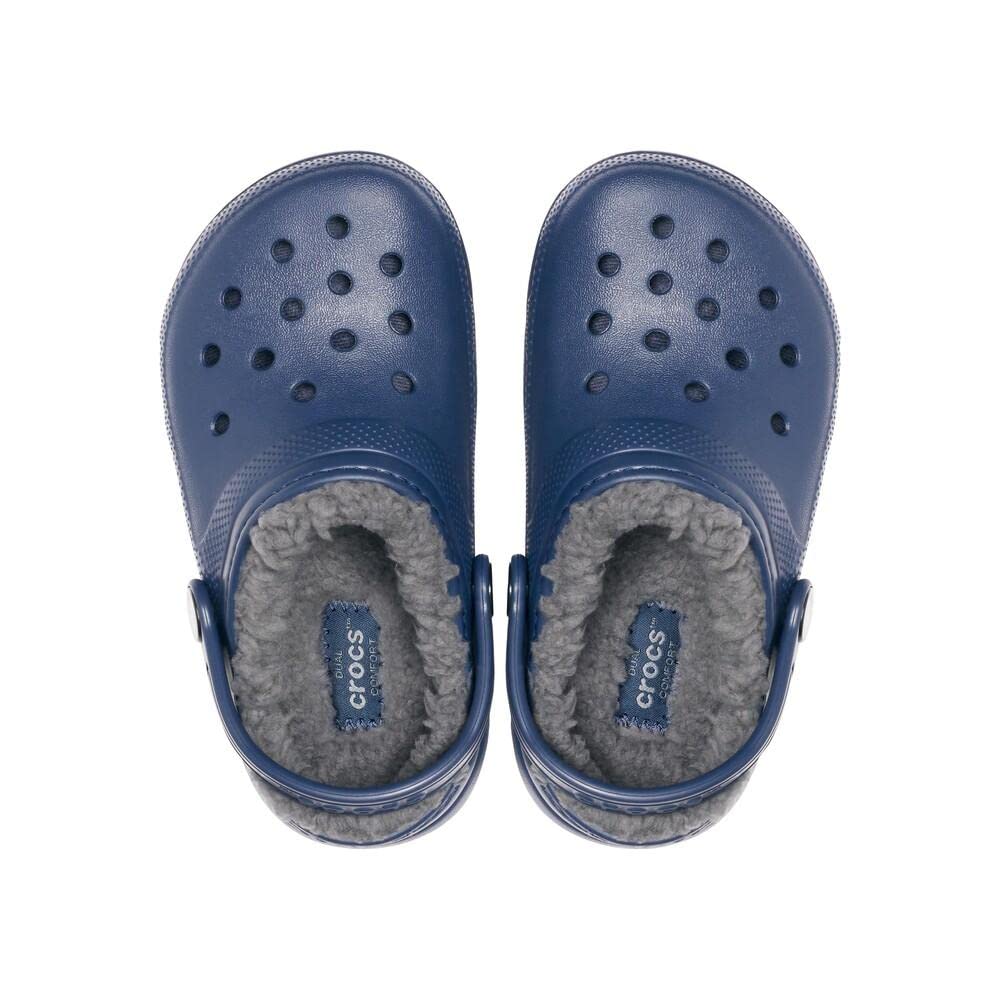 Crocs Kids' Classic Lined Clog - Warm & Comfortable Winter Shoes for Boys & Girls - Perfect for Indoor Play, School & Outdoor Activities