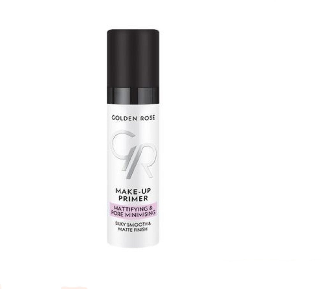 Golden Rose Makeup Primer - Mattifying & Pore Minimizing Face Primer for Flawless Makeup Application | Perfect for Oily Skin, Photo Shoots & Long-Lasting Wear