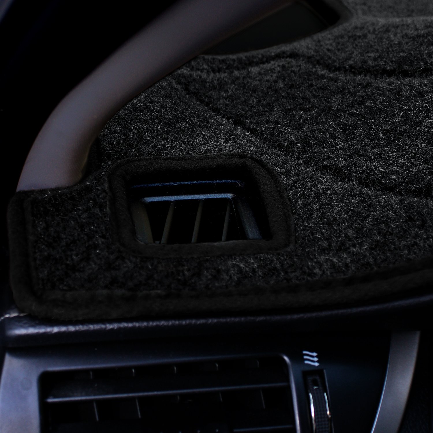 Coverking Custom Fit Dash Covers for Select Chevrolet Vega Models - Premium Poly Carpet (Black) | UV Protection & Anti-Slip Design | Perfect for Car Interior Protection & Style Enhancement