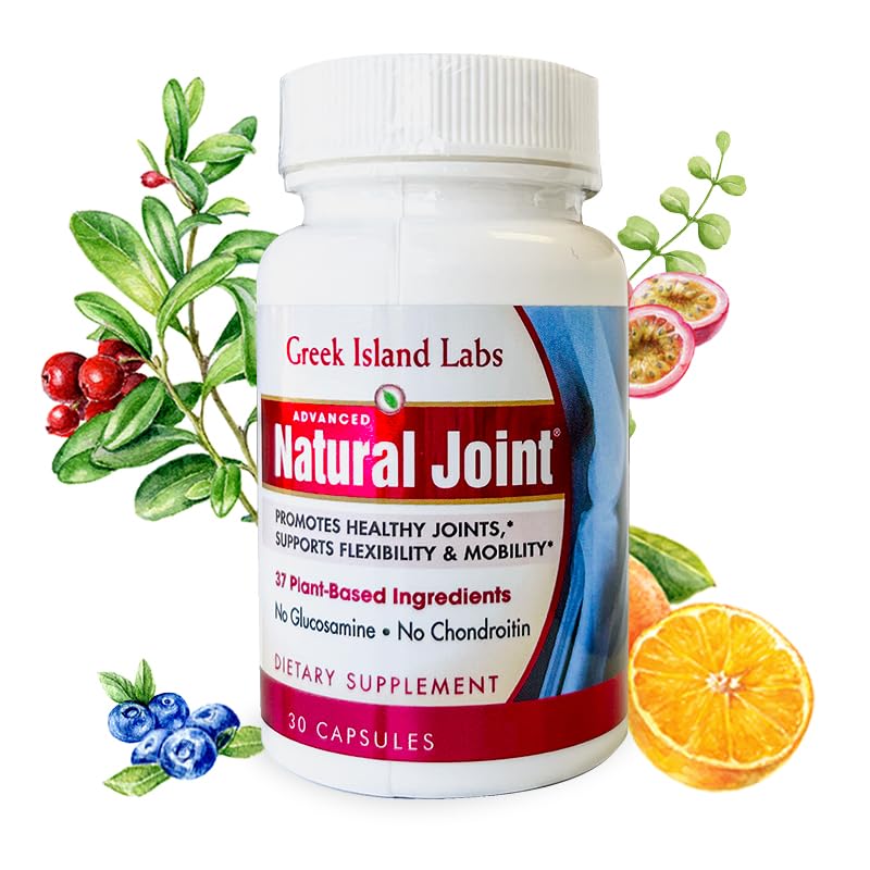 Natural Joint Advanced - Organic Plant-Based Joint Supplements for Flexibility & Mobility - Supports Active Lifestyle, Exercise & Daily Comfort