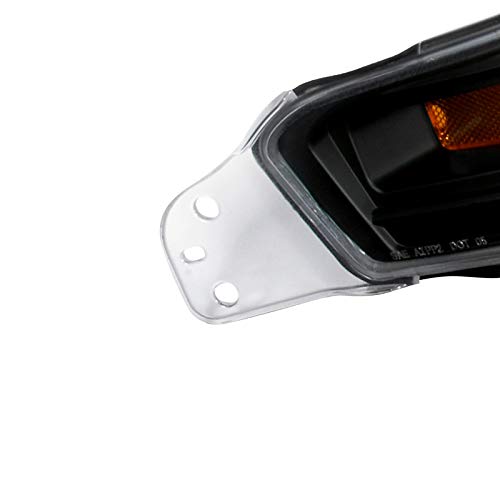 05-09 Ford Mustang Black Bumper Signal Lights - Left & Right Pair Replacement for Enhanced Visibility & Style | Perfect for Night Driving & Car Customization