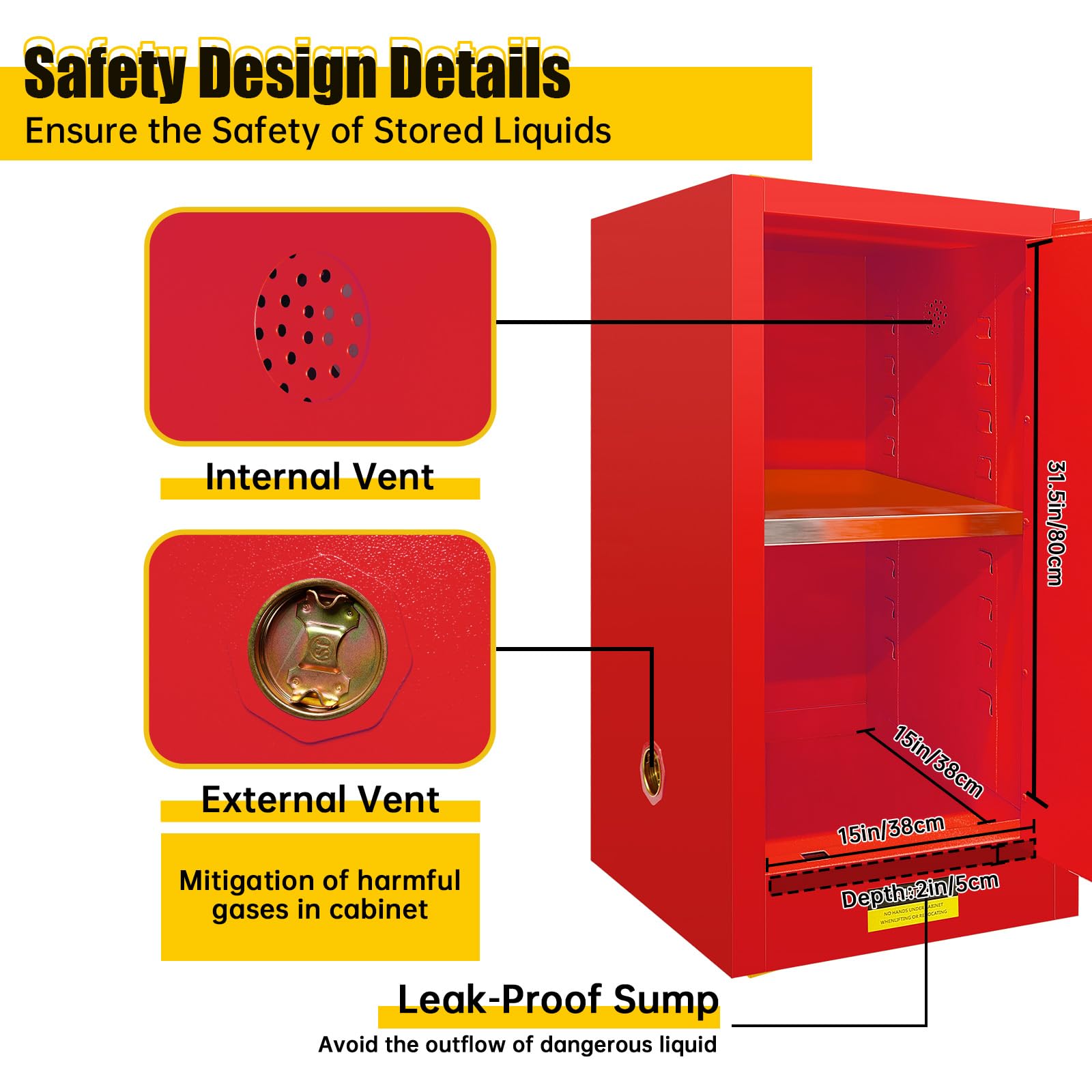 Flammable Safety Storage Cabinet - 23.23