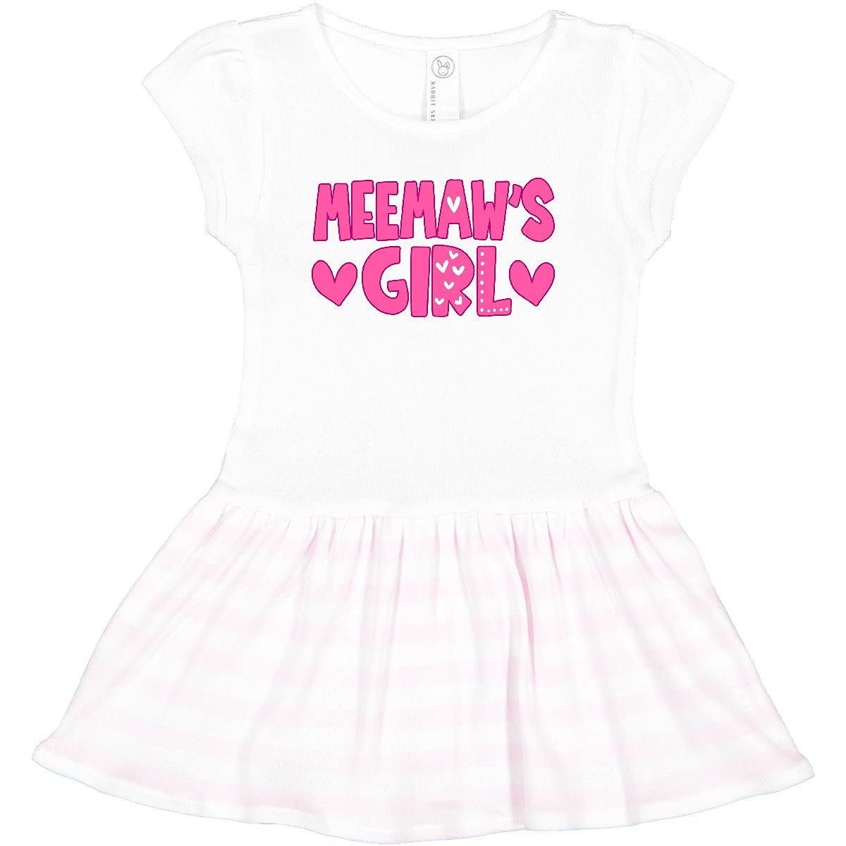 Inktastic Meemaw's Girl Gift Toddler Dress - Cute Cotton Outfit for Baby Girls, Granddaughter Gifts, Birthday & Holiday Dresses for Toddlers - Perfect for Family Photos, Special Occasions & Everyday Wear