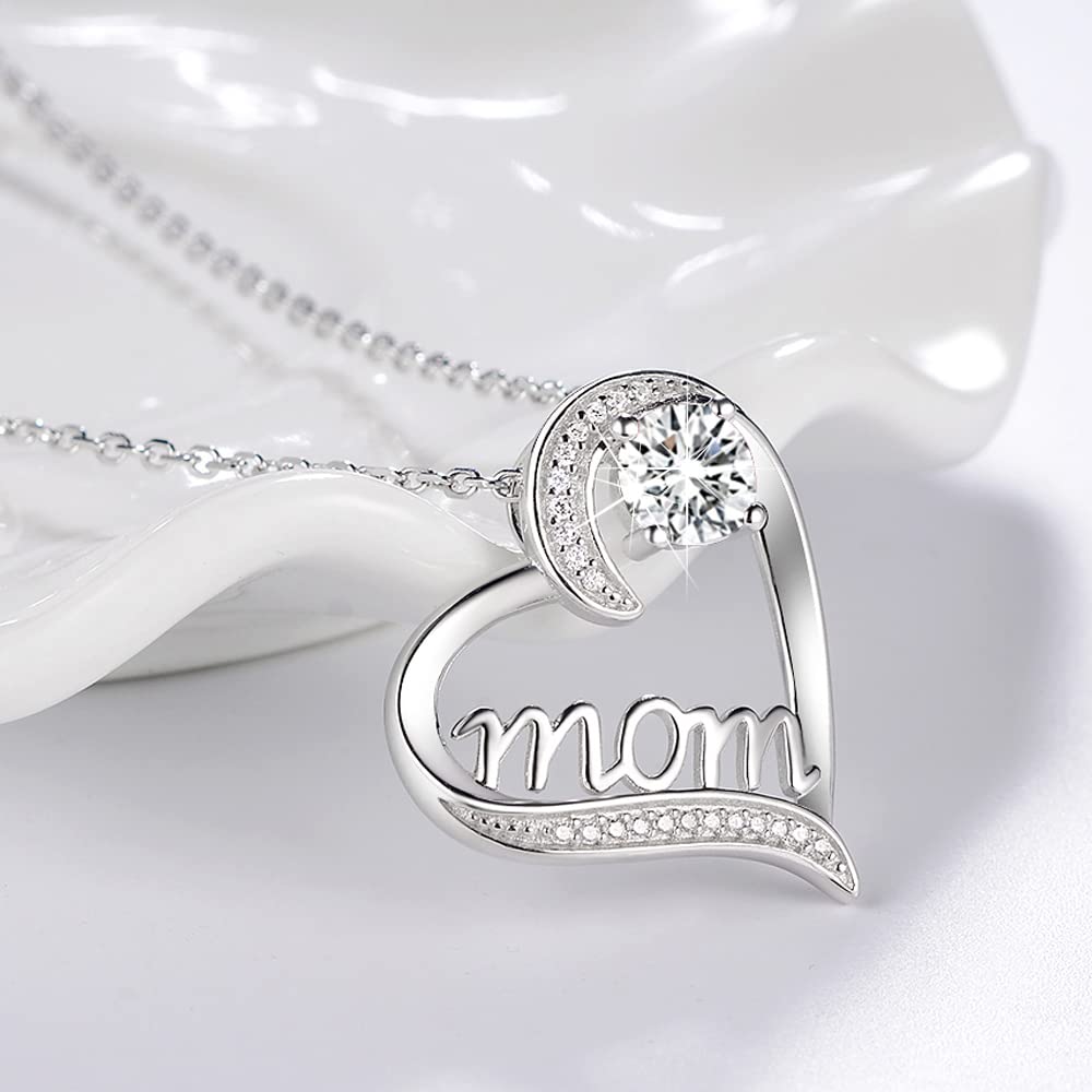 April May Birthstone Necklace for Women - 925 Sterling Silver Emerald Simulated Diamond Pendant Jewelry | Elegant Birthday Gift for Mom, Mother's Day Present | Perfect for Anniversaries, Weddings, Parties & Daily Wear | Ideal for Office, Date Night & Casual Outfits