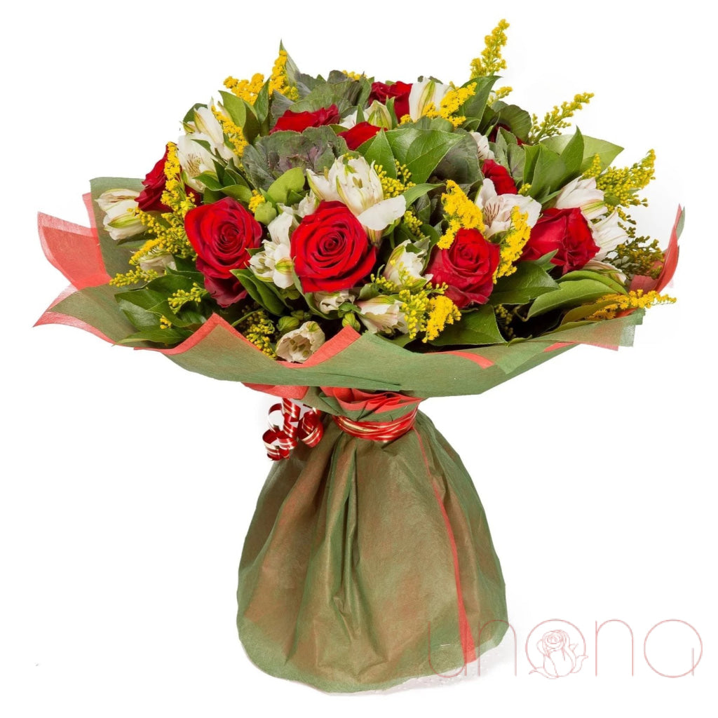 Guilty Pleasure Bouquet - Premium Luxury Roses Arrangement for Valentine's Day, Anniversary & Romantic Gifts | Perfect for Weddings, Proposals & Special Occasions