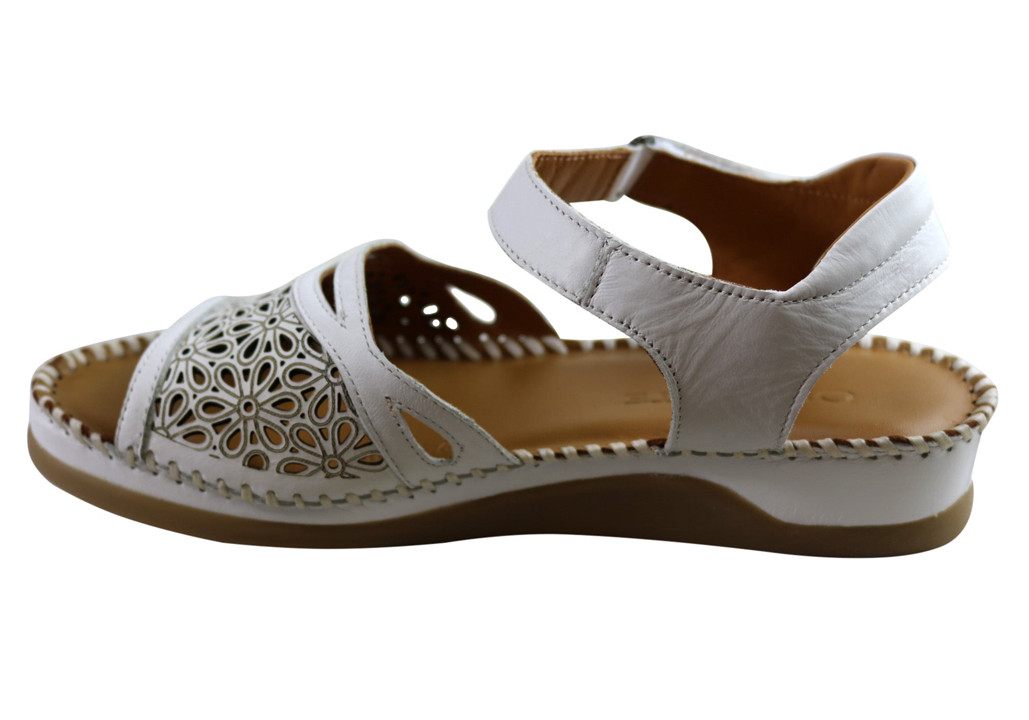 Orizonte Noble Women's European Comfortable Leather Sandals - Stylish Summer Walking Shoes for Beach, Vacation & Casual Outings
