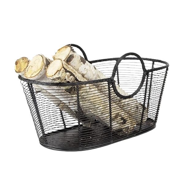 Achla Designs Harvest Basket - Handwoven Willow Basket for Farmers Market, Picnics & Home Decor - Perfect for Fresh Produce, Bread & Floral Arrangements