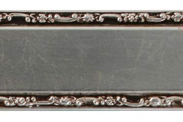 Silver Leaf With Brown Antique
