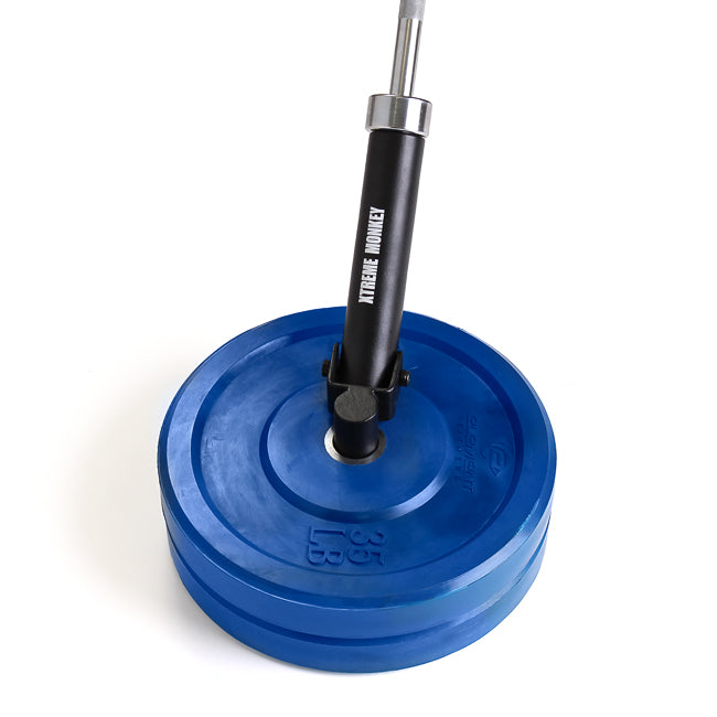 XM Fitness Commercial Landmine Insert for 2 Olympic Weight Plates - Heavy Duty Gym Equipment for CrossFit & Powerlifting Workouts