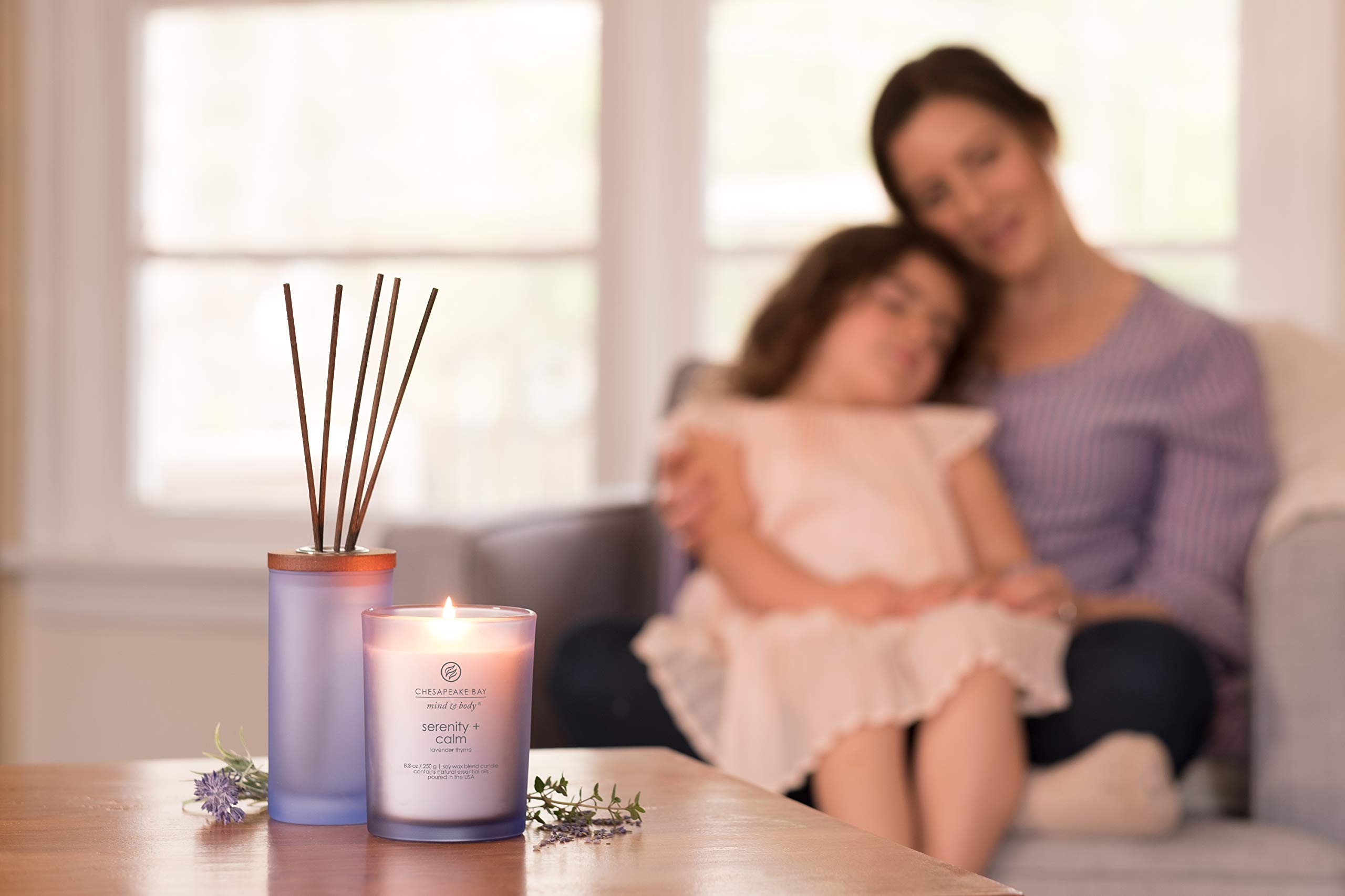 Chesapeake Bay 3-Wick Scented Candle - Cashmere Jasmine for Home Relaxation