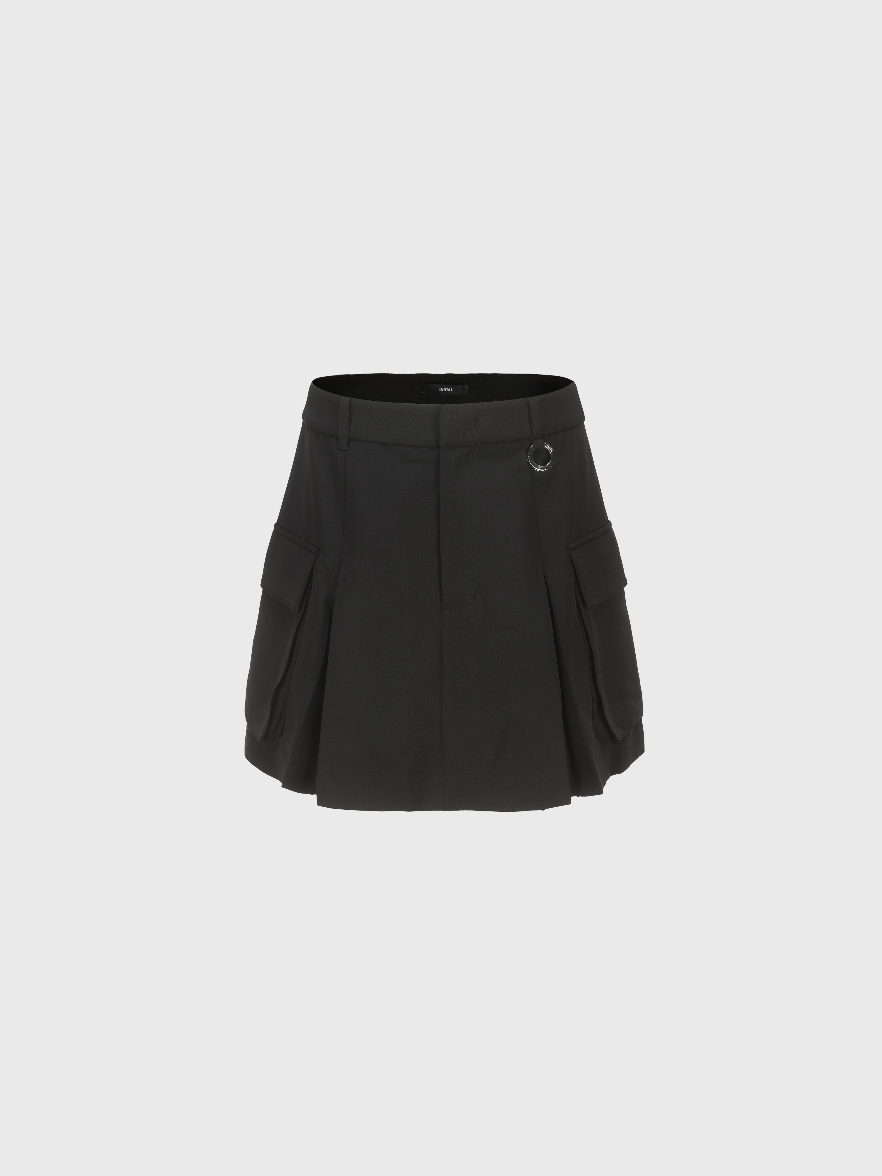 Stylish Cargo Mini Skirt for Women - High Waist Stretch Denim Short Skirt with Pockets - Perfect for Casual Outfits, Streetwear, and Summer Fashion