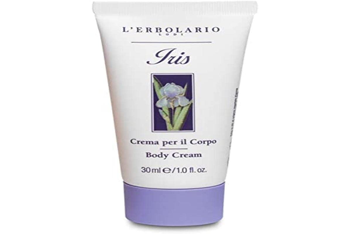 L'Erbolario Iris Body Cream - Mini Size (1.7 oz) | Moisturizing Hand & Body Lotion with Natural Ingredients | Perfect for Travel, Gym Bag & Daily Skincare Routine