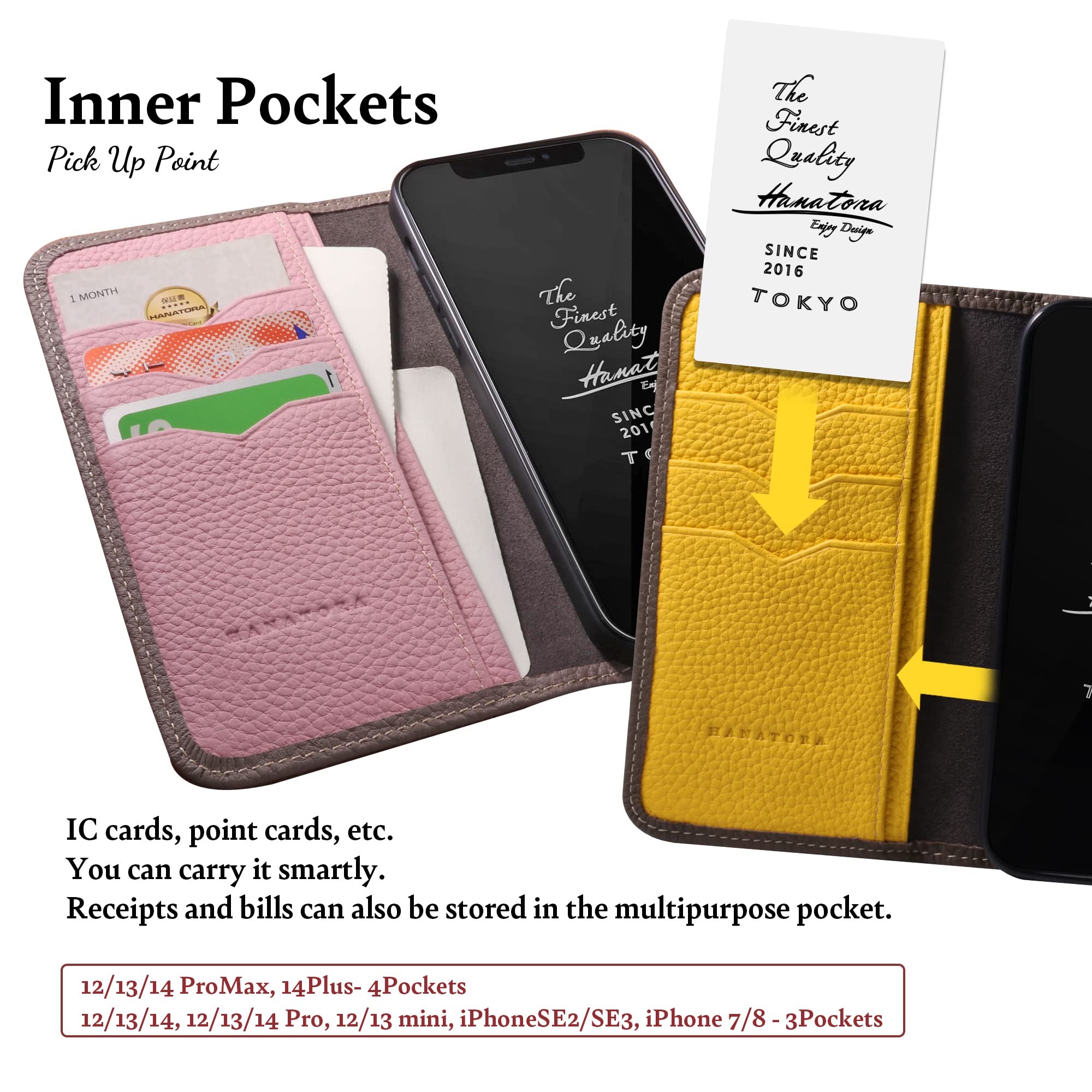 Genuine Calfskin Leather Wallet Case for iPhone 12/12 Pro with Magsafe - Flip Cover with Card Slots & Phone Holder (Greige & Pink) - Perfect for Everyday Use, Travel, and Business Meetings