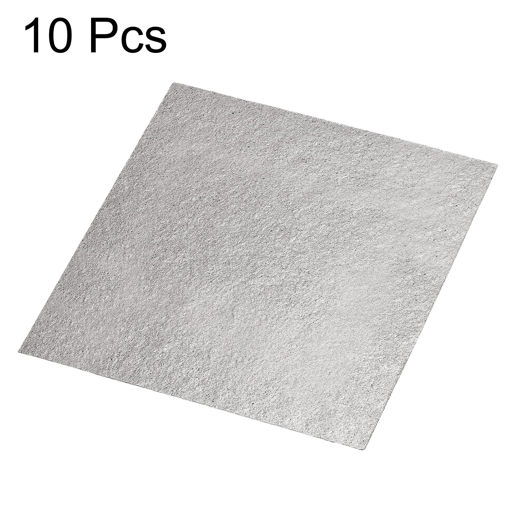 uxcell Microwave Oven Waveguide Cover Mica Plate Sheet - 5.1 x 5.1 Inch Square Insulation Board Repair Kit (10pcs) - Replacement Part for Microwave Repair & Maintenance | Perfect for Home Kitchen Appliance Fixes