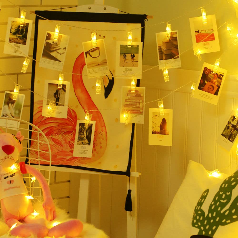 40 LED Fairy String Lights with Remote - 14ft Warm White Starry Twinkle Lights for Christmas, Halloween, Thanksgiving, Wedding & Valentine's Day Decor - Perfect for Bedroom, Garden, Party & Home Festival Decoration