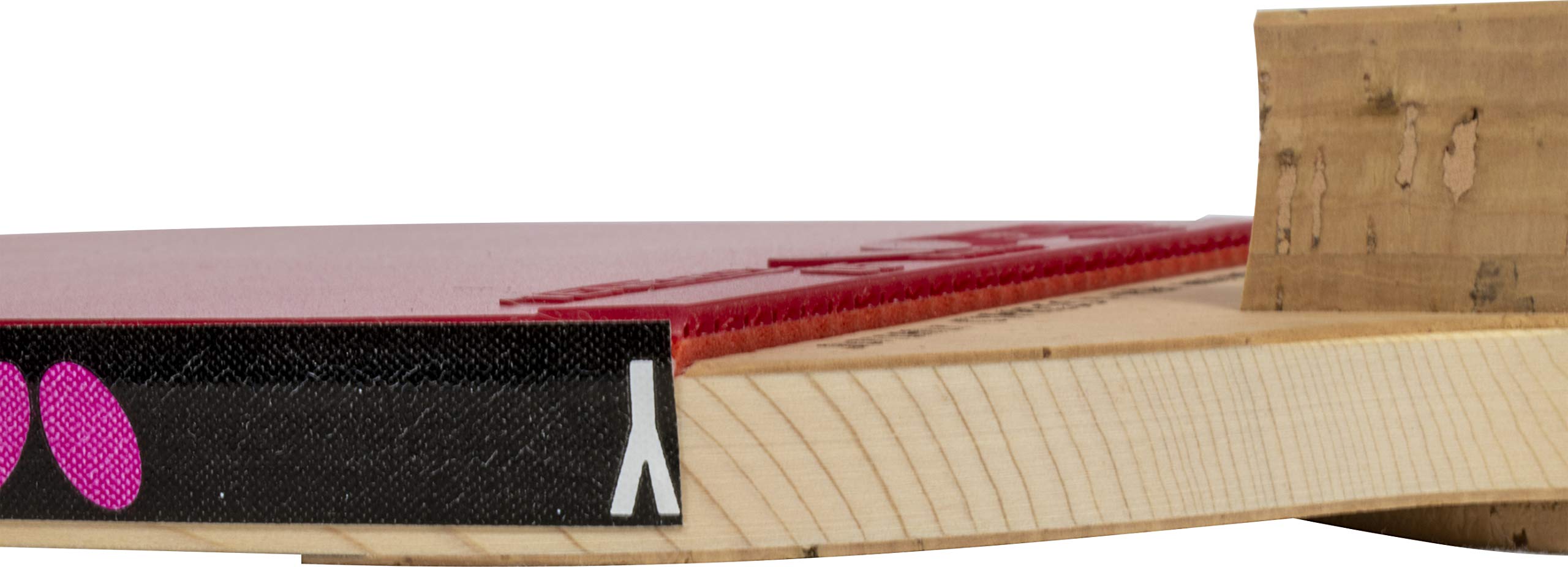 Butterfly Cypress V-Max Pro-Line Table Tennis Racket - Premium Allround Attacking Topspin Paddle for Close to Mid-Distance Play | Professional Grade Equipment for Competitive Players | Ideal for Training, Tournaments & Club Matches