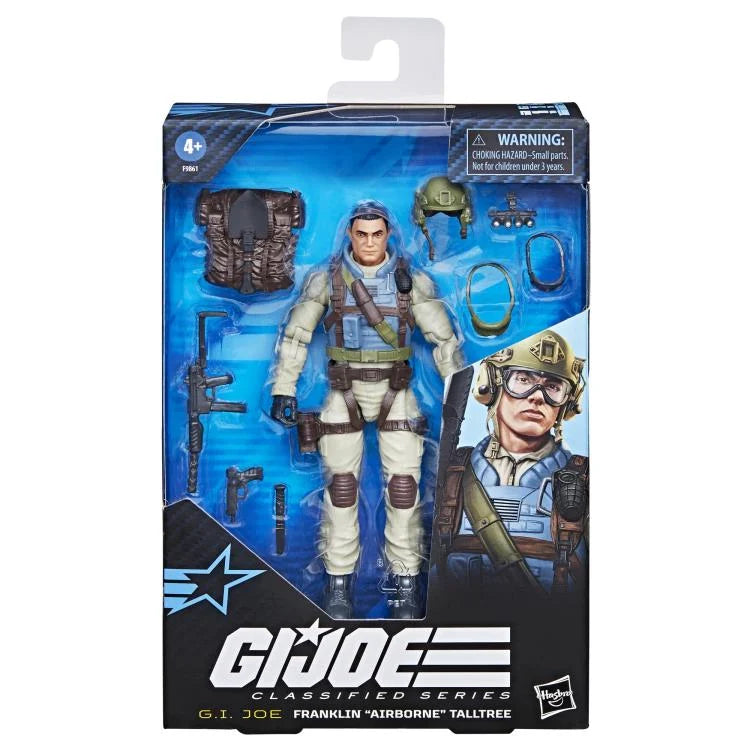 G.I. Joe Classified Series Franklin Airborne Talltree Action Figure - Collectible Military Toy for Display & Play | Perfect for Fans, Collectors, and Kids' Adventure Scenes
