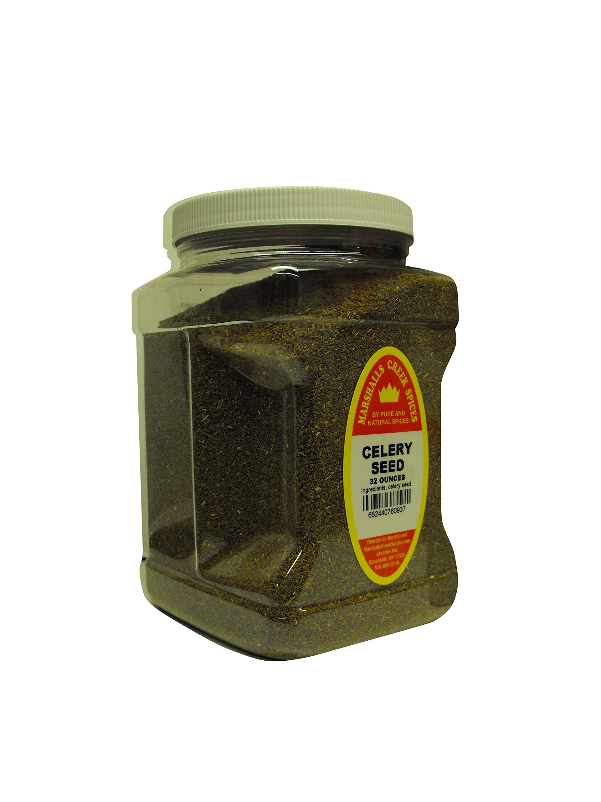 Premium Marshalls Creek Kosher Celery Seed Seasoning - Family Size 32oz (24 Pack) | All-Natural Spice for Pickling, Soups, Salads & BBQ | Gluten-Free & Non-GMO