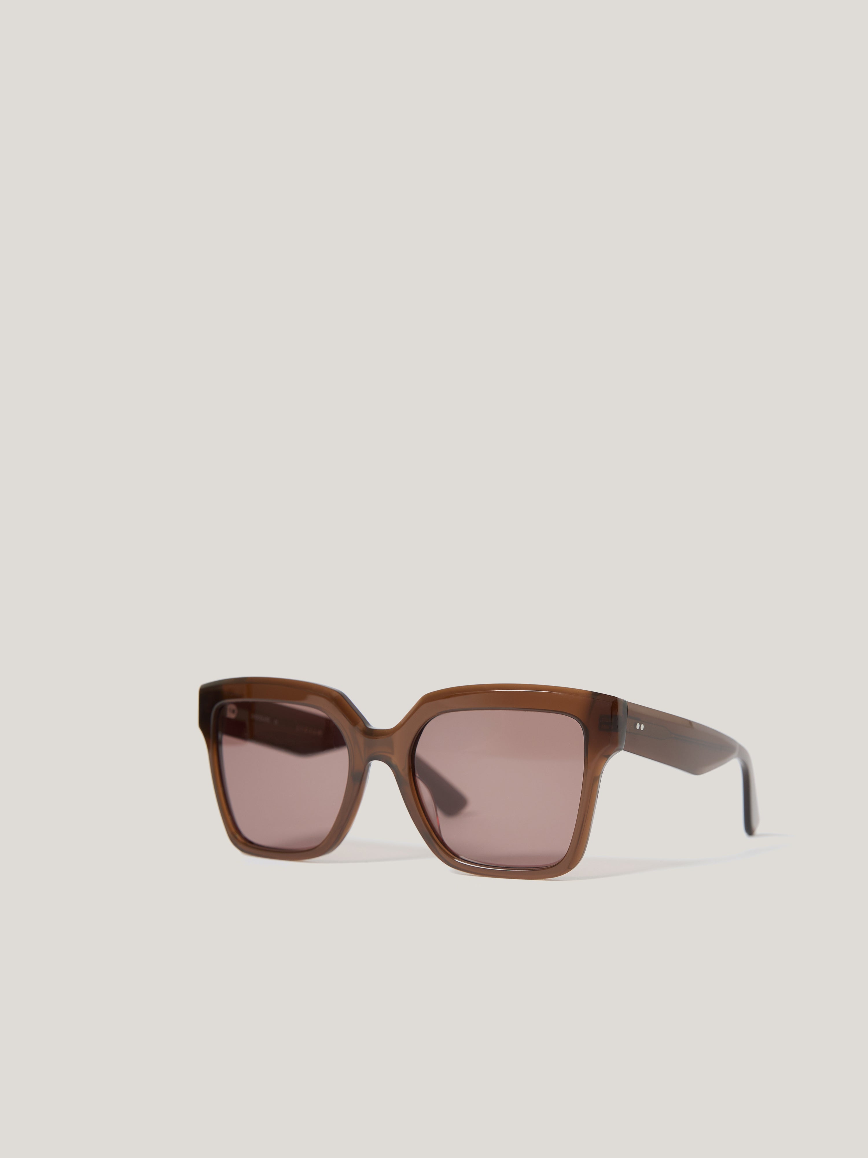 Maldon D Frame Sunglasses for Women & Men - Classic Chocolate Brown Polarized Lenses - UV Protection for Driving, Beach, and Outdoor Activities