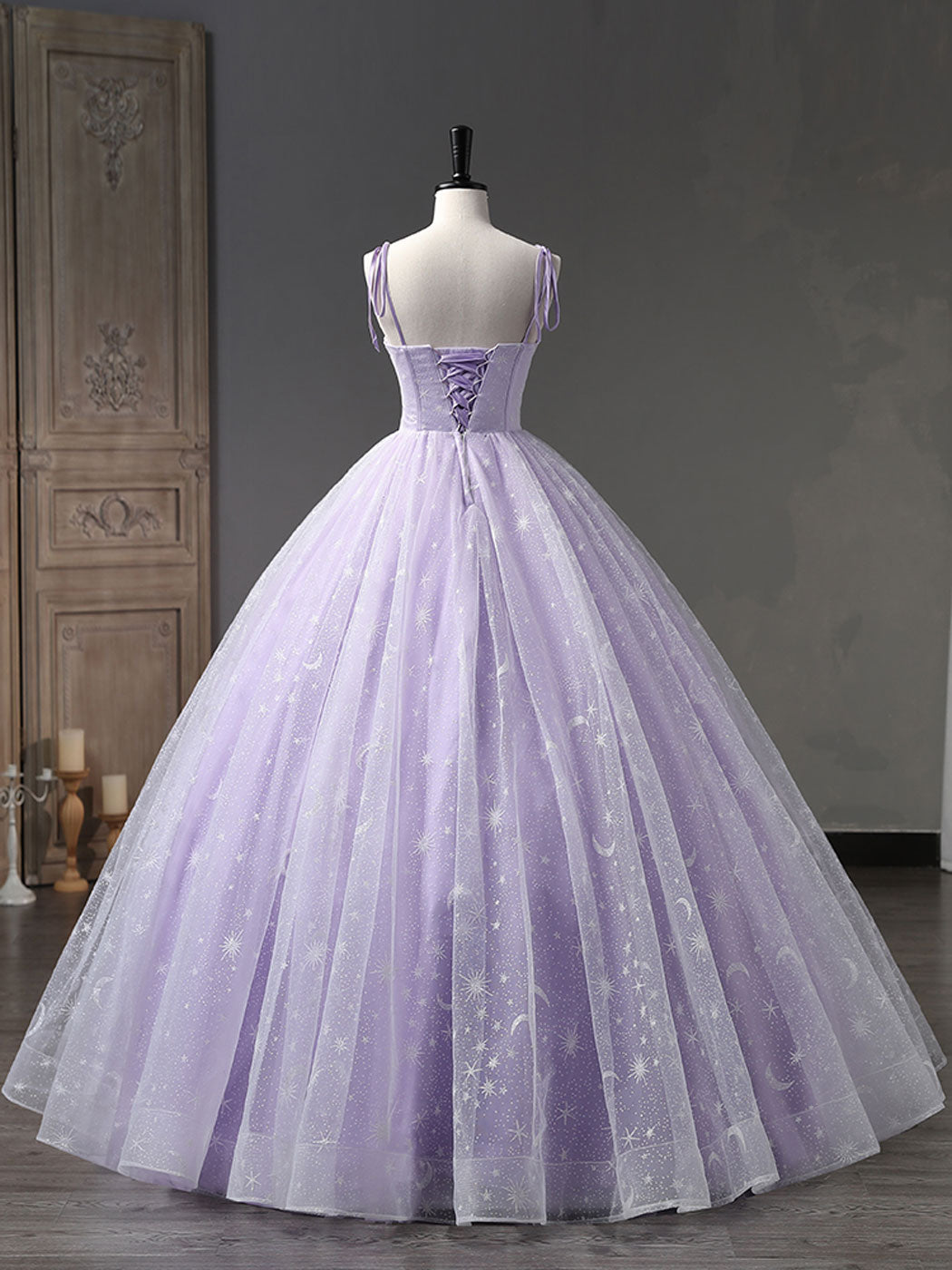Elegant A-Line Purple Tulle Prom Dress for Women - Perfect for Homecoming, Formal Dances & Special Occasions
