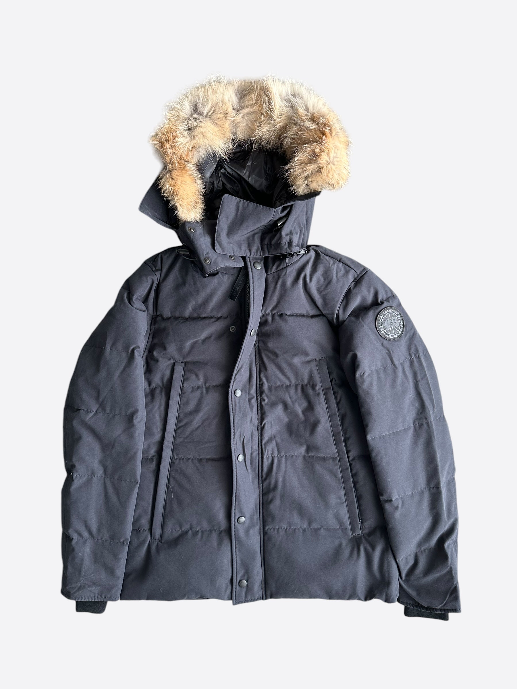 Canada Goose Navy Wyndham Black Label Men's Winter Jacket - Waterproof Windproof Parka for Extreme Cold Weather | Outdoor Activities, Skiing, Snowboarding, Urban Winter Wear