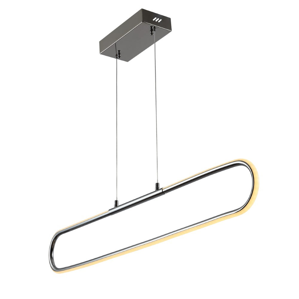 Dimmable Adjustable Integrated LED Metal Linear Pendant Light - 39