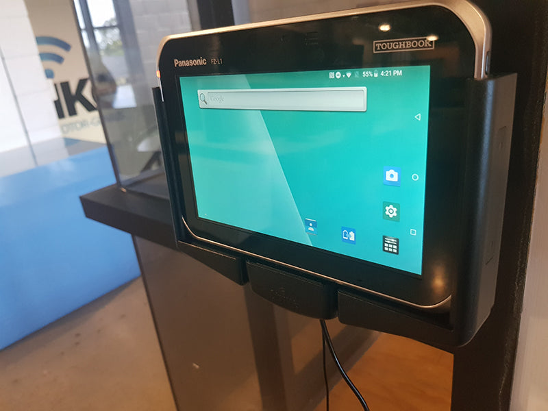 Panasonic Toughbook FZ-L1 Vehicle Mount Holder - Durable Car Cradle for Secure Tablet Installation - Perfect for Fleet Management, Delivery Services & Mobile Workstations