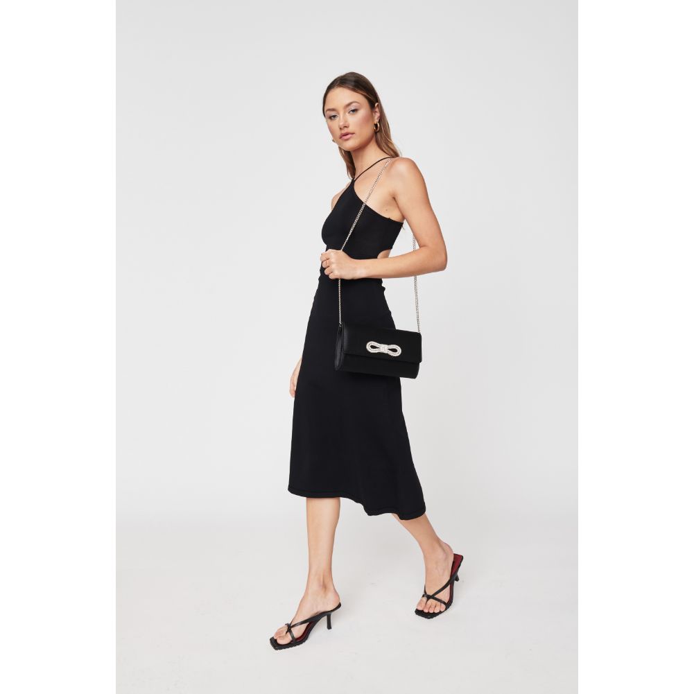 Karlie Elegant Bow Tie Evening Clutch - Perfect for Prom, Weddings & Formal Events | Stylish Women's Handbag for Special Occasions