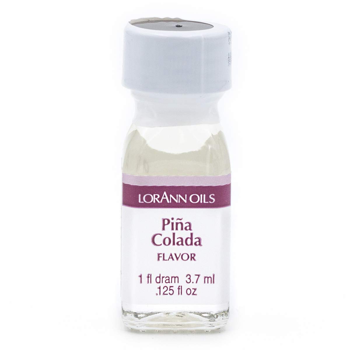 LorAnn Oils Super Strength Flavoring for Candy Making, Baking & Hard Candy - 4X Stronger Than Extracts - Pina Colada Flavor Oil (Pack of 2, 0.125 fl oz) - Perfect for DIY Treats, Cocktails & Dessert Decorations