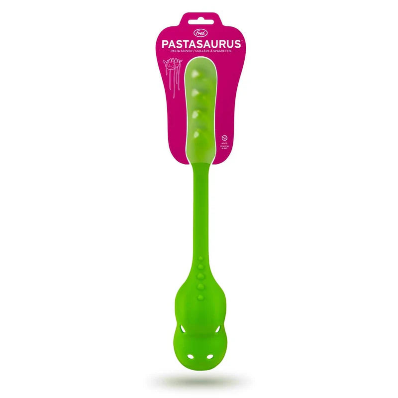 Fred Pastasaurus Pasta Server - Dinosaur-Shaped Pasta Spoon for Kids, Fun Kitchen Utensil for Spaghetti, Macaroni & Noodles - Perfect for Family Dinners, Kids Parties & Themed Cooking Activities