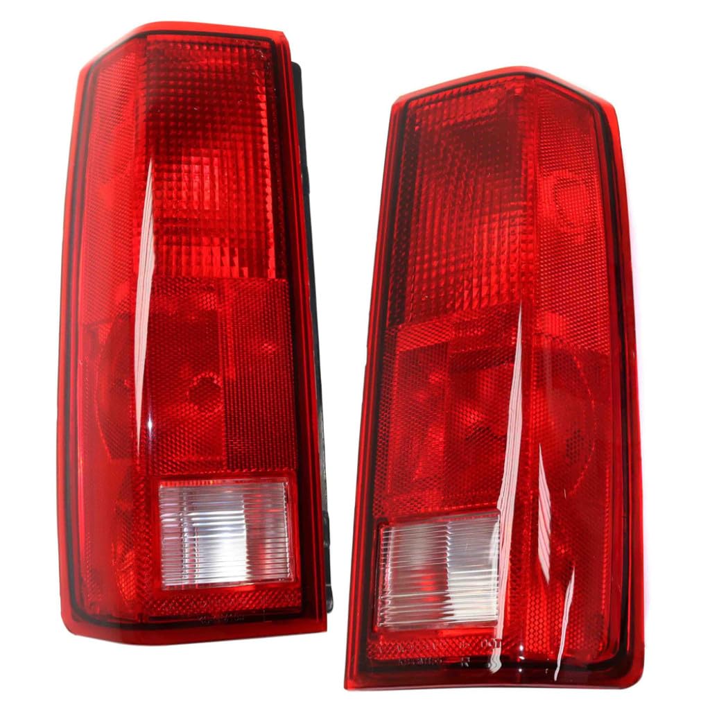 1985-2005 Chevy Astro Rear Tail Lights Pair - Driver & Passenger Side Assembly (GM2800113 GM2801112 5978023 5978024) - Perfect for Restoration & Nighttime Safety Upgrades