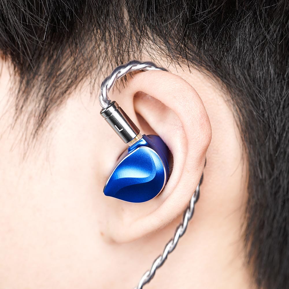 BQEYZ Winter Ultra HiFi In-Ear Monitors with 1DD + 1BC Dynamic Driver & PZT Bone Conduction Technology - Perfect for Audiophiles, Music Lovers, and Studio Monitoring