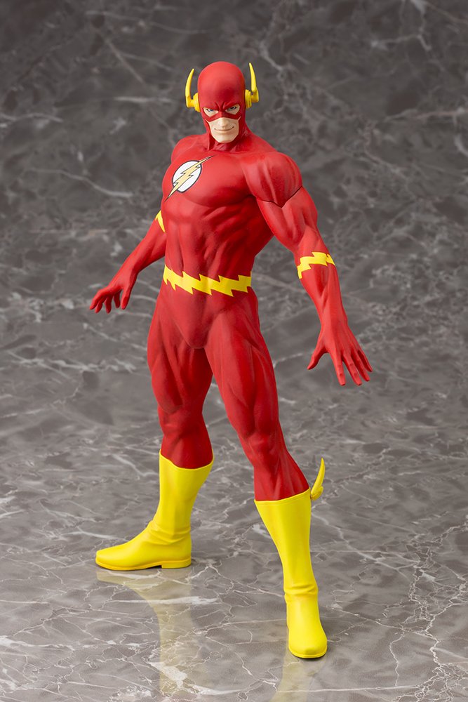DC Comics ArtFX 1/6 Scale The Flash Statue by Kotobukiya - Premium Collectible Figure for Superhero Fans & Home Decor