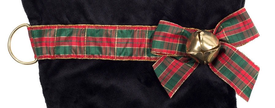 Black Labrador Christmas Stocking for Dogs - Festive Holiday Pet Stocking for Fireplace Decor & Gift Giving