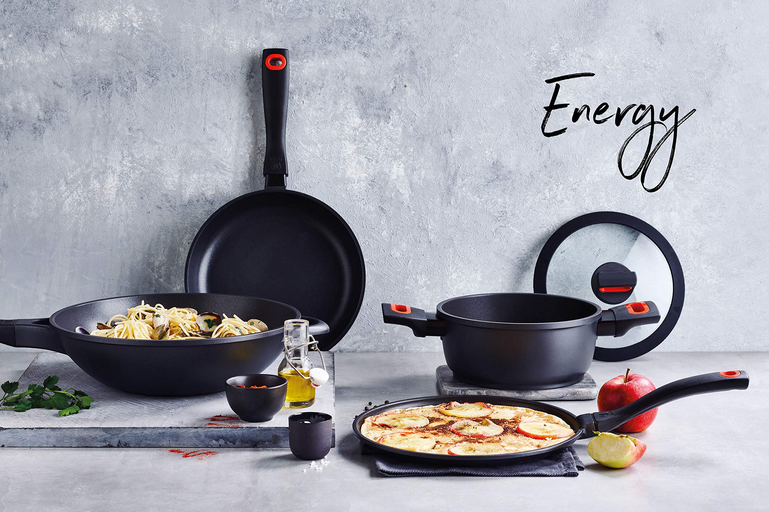 Beka Energy 28cm Aluminum Non-Stick Pancake Pan - Perfect for Fluffy Pancakes, Crepes & Breakfast Cooking | Dishwasher Safe & Even Heat Distribution