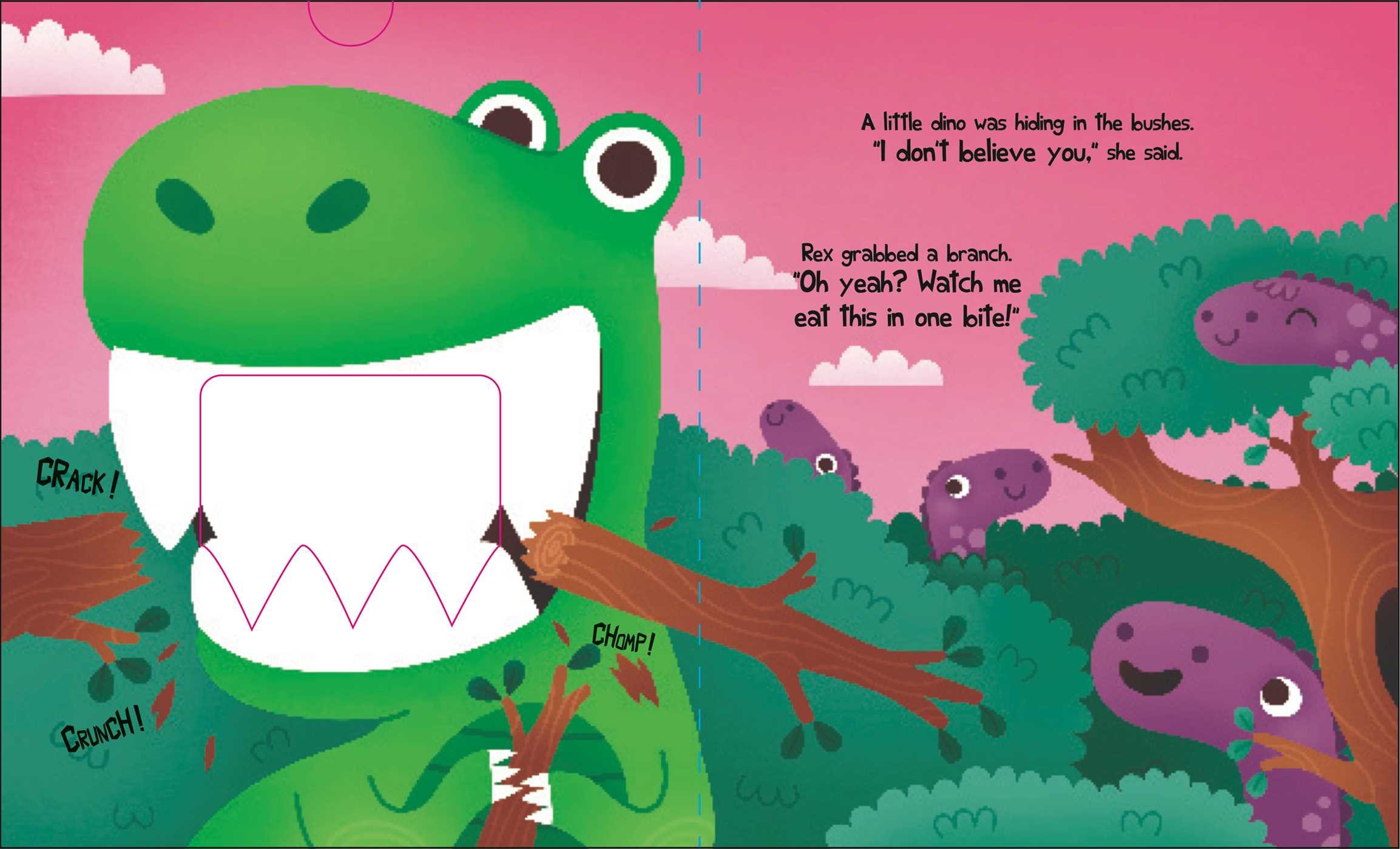 Dino Chomp! Crunchy Board Book for Toddlers Playtime