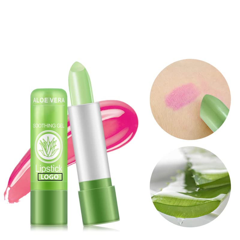 VARS London 99% Aloe Vera Moisturizing Color Changing Lipstick - Hydrating & Long-Lasting for Dry Lips, Perfect for Daily Wear & Night Out