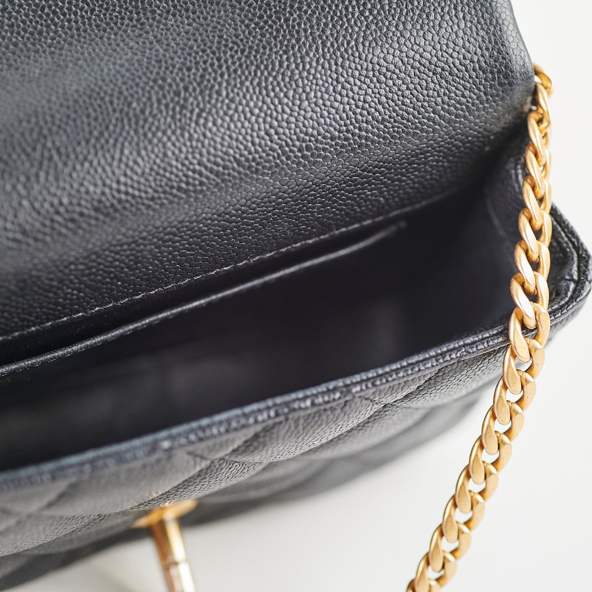 Chanel 23P Seasonal Caviar Mini Flap Bag Black with Microchip - Luxury Crossbody Purse for Women, Perfect for Parties, Dating & Everyday Use