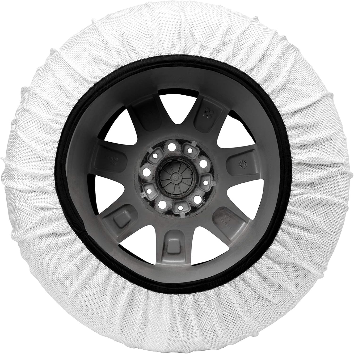 Shark C50054 Super Long Life Snow Socks for Traction - Size 54 - Winter Tire Chains Alternative for Cars & SUVs on Icy Roads