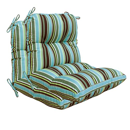 Green/Coffee/Blue Stripe