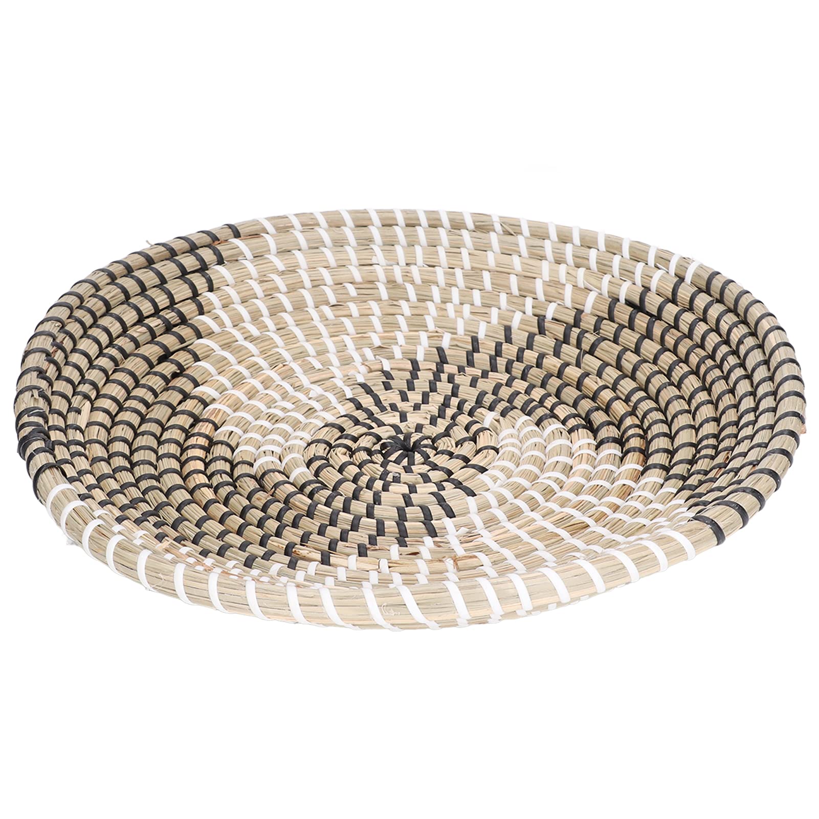 Multifunctional Woven Wall Decor Basket - Stylish Fashion Pattern for Bedroom, Living Room & Home Office Organization