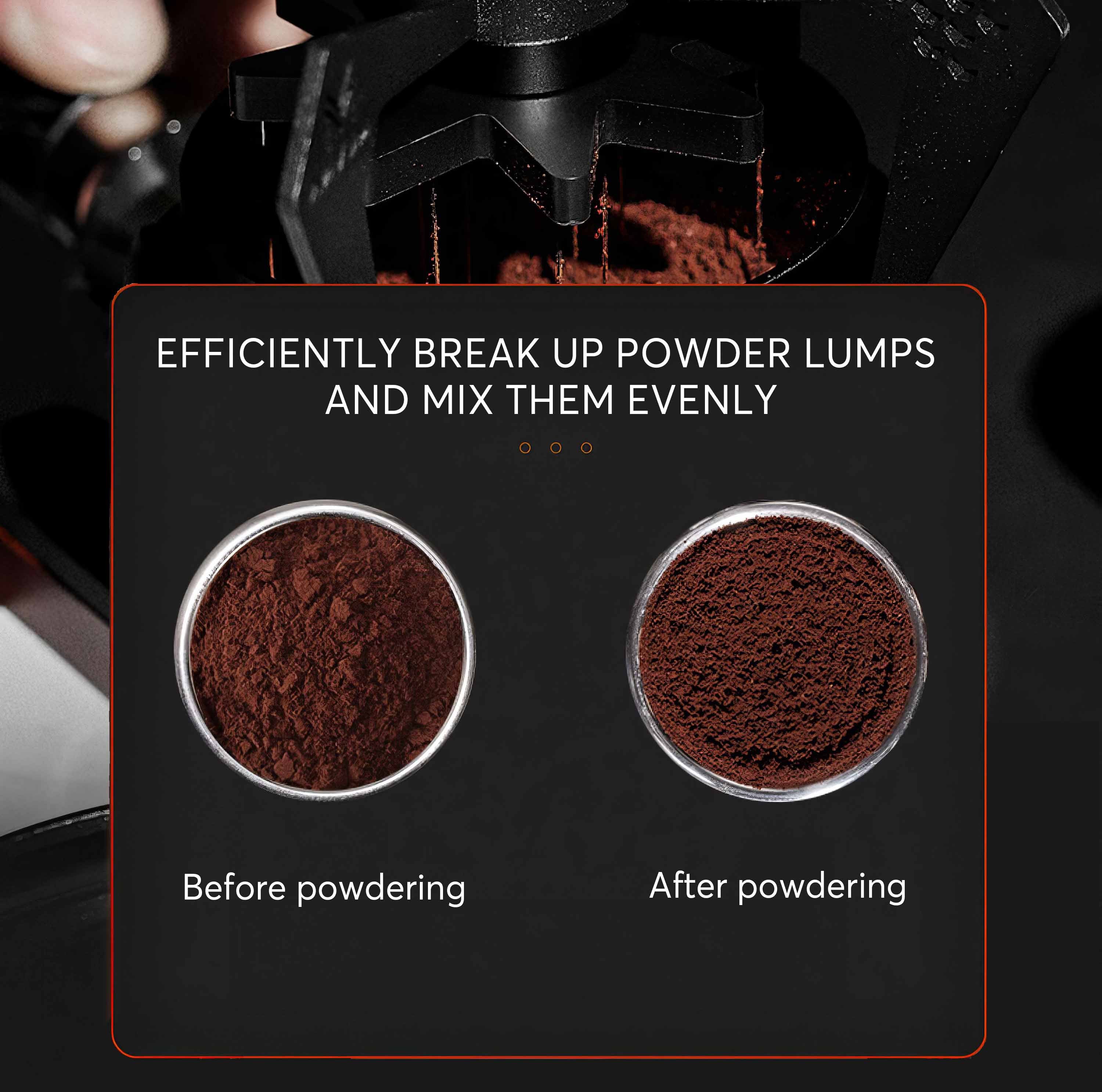 Premium Geared Spinning WDT Tool for Espresso - Professional Coffee Grounds Distributor & Leveler for Baristas & Home Brewing - Perfect for Espresso Machine Preparation & Latte Art