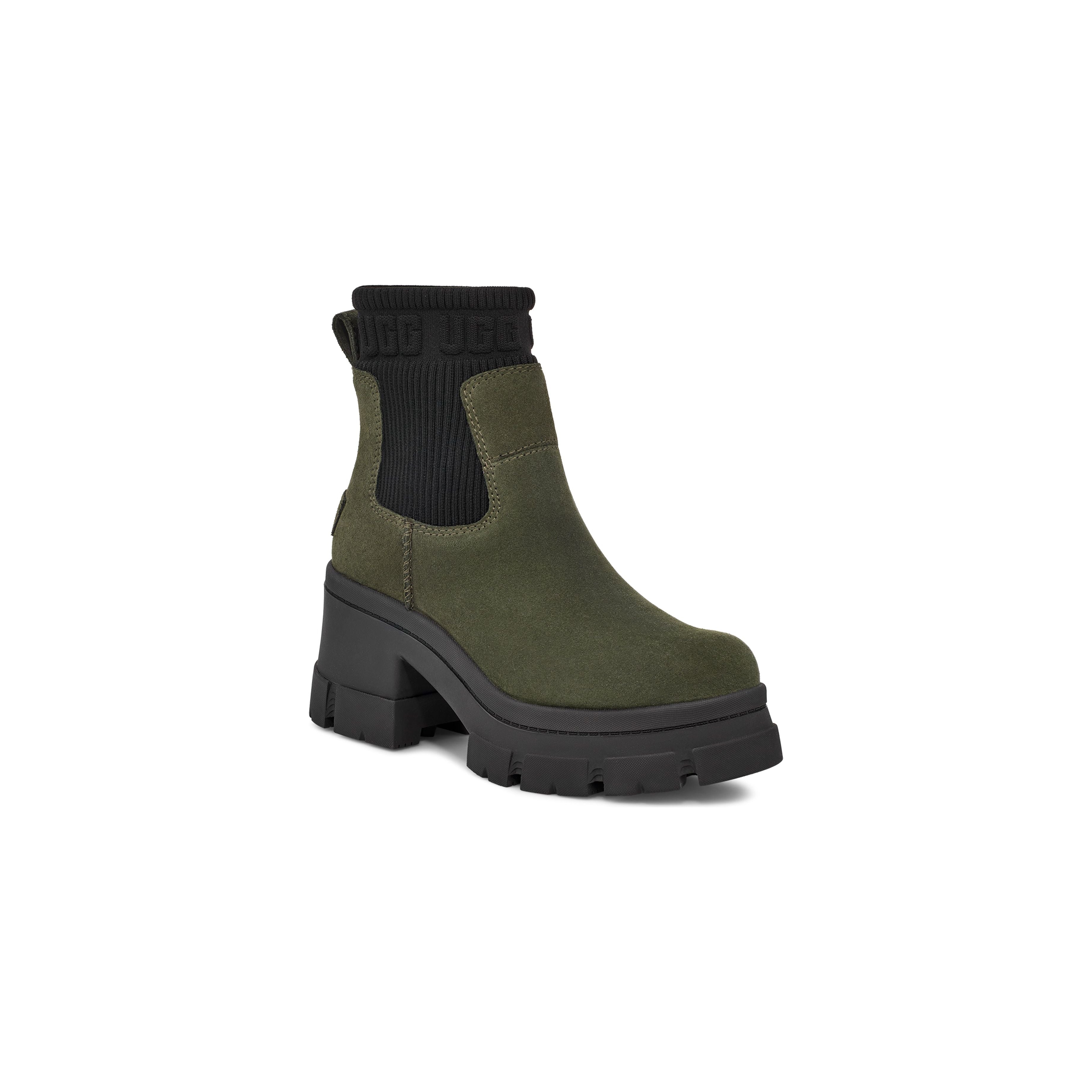 UGG Women's Brooklyn Chelsea Boots in Forest Night - Waterproof Winter Ankle Boots for Women, Comfortable & Stylish for Cold Weather, Snow, and Outdoor Activities