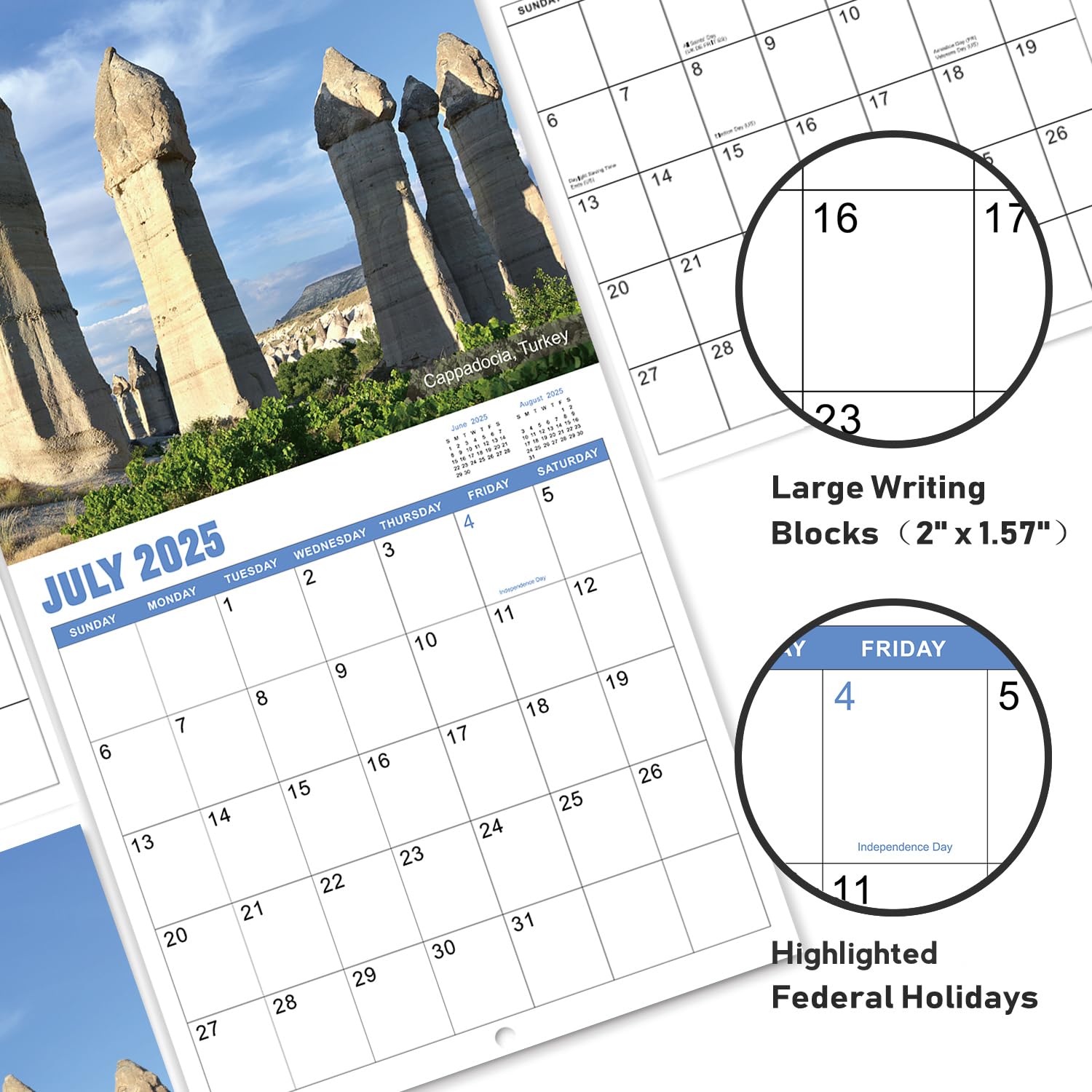 Funny 2025 Wall Calendar with Thick Paper - 12