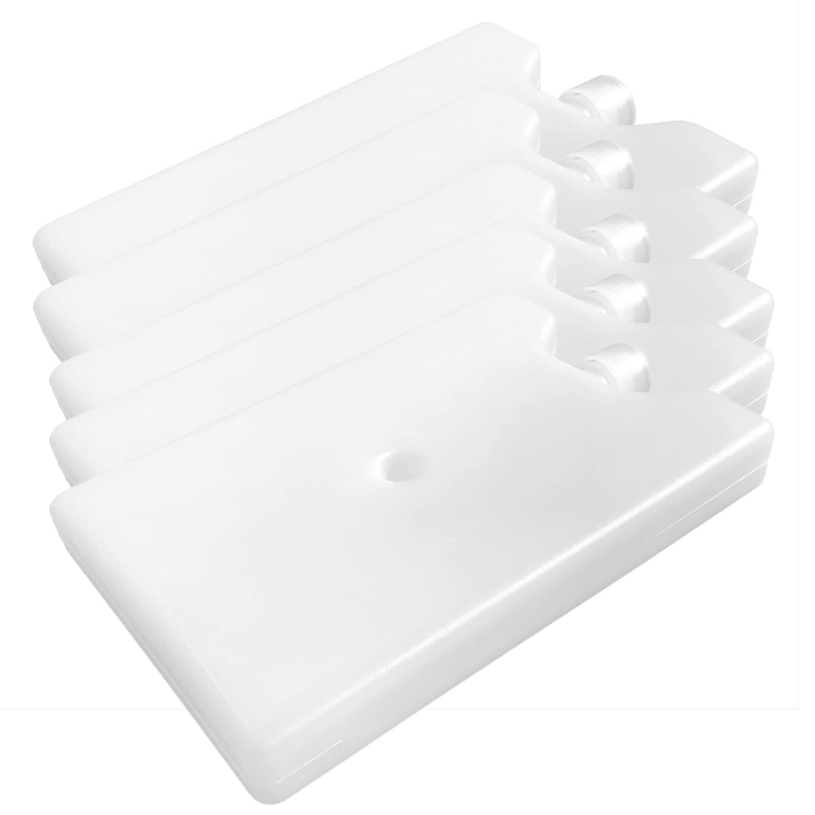 5Pcs Reusable Ice Packs for Lunch Box - Long Lasting Cold Freezer Gel Packs for Coolers, Beach Bags, Large Lunch Bags & Totes to Keep Food Fresh (150ml) | Perfect for Picnics, Camping, Work Lunch & Outdoor Activities