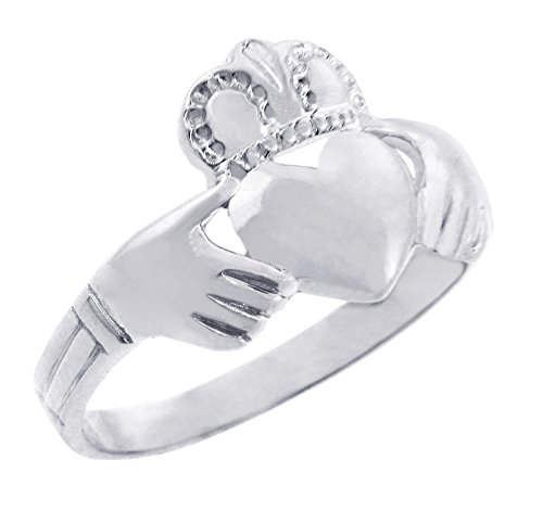 Claddagh Ring 925 Sterling Silver Irish for Wedding & Love