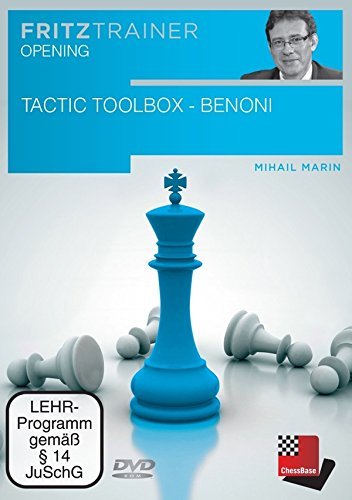 Tactic Toolbox Benoni - Chess Strategy Book by Mihail Marin | Improve Your Chess Game with Expert Tactics & Openings | Perfect for Tournament Players & Enthusiasts